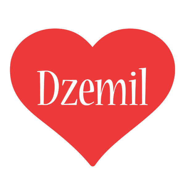 Dzemil love logo