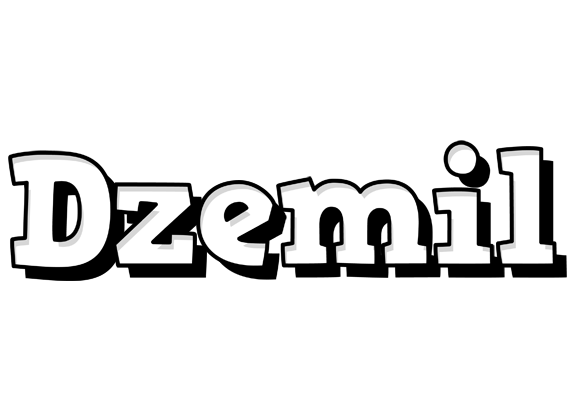 Dzemil snowing logo