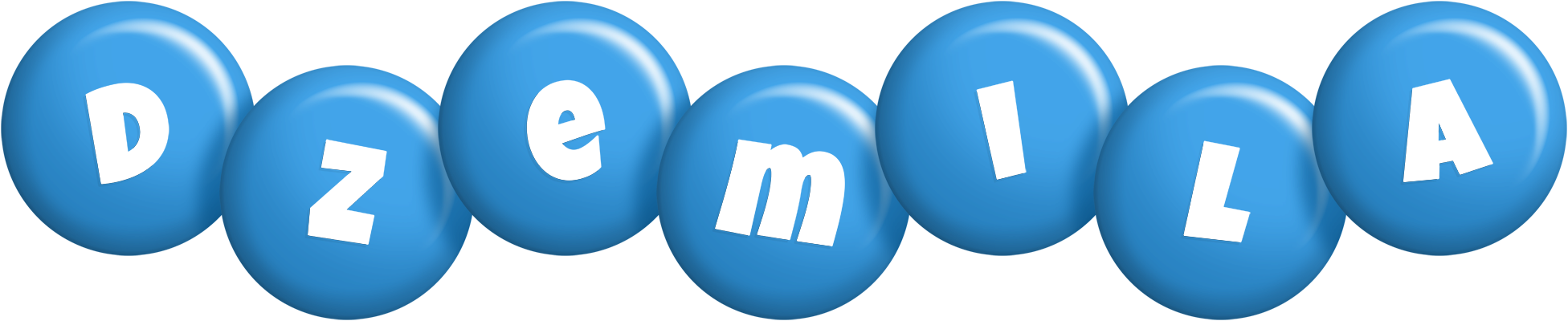 Dzemila candy-blue logo