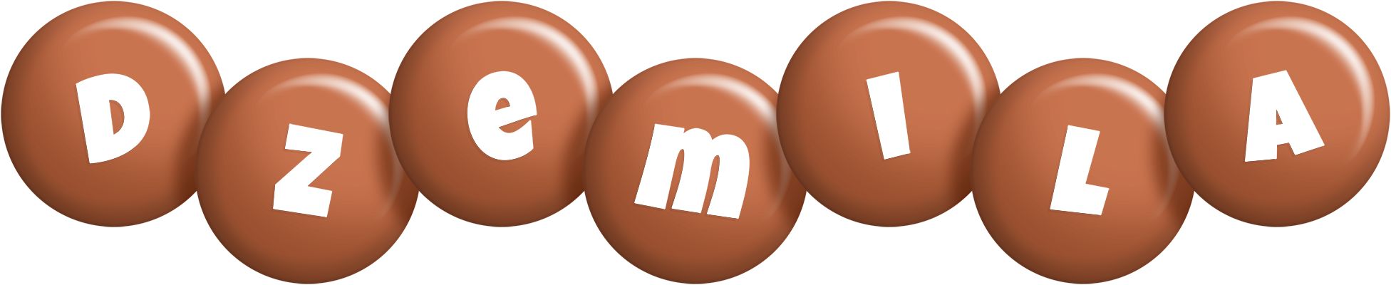 Dzemila candy-brown logo