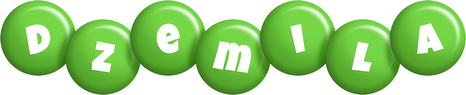 Dzemila candy-green logo