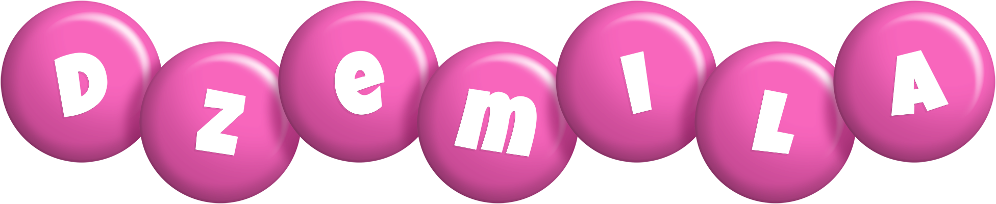 Dzemila candy-pink logo