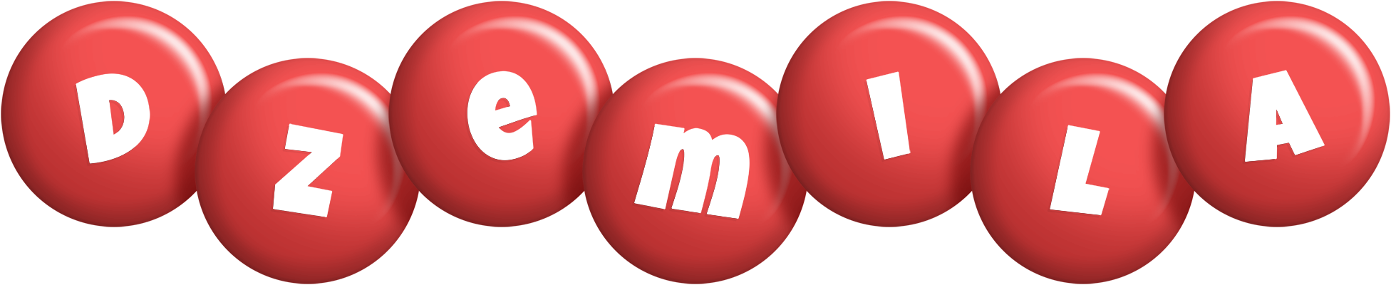 Dzemila candy-red logo
