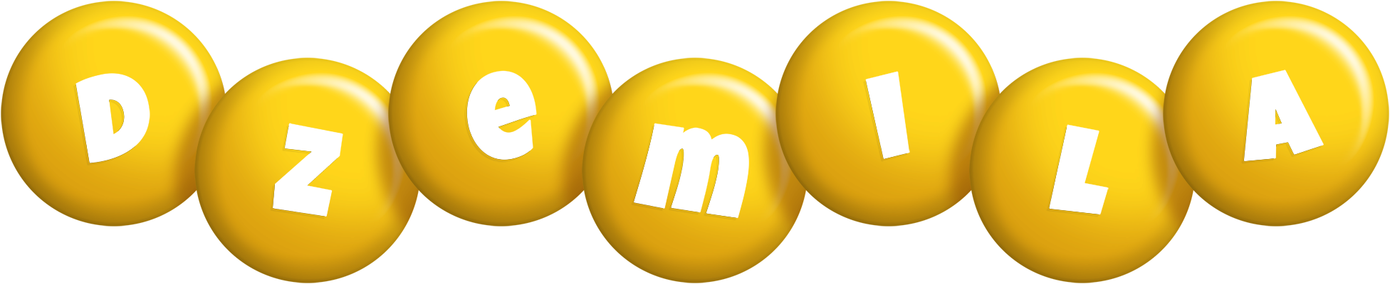 Dzemila candy-yellow logo