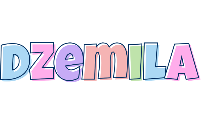 Dzemila pastel logo