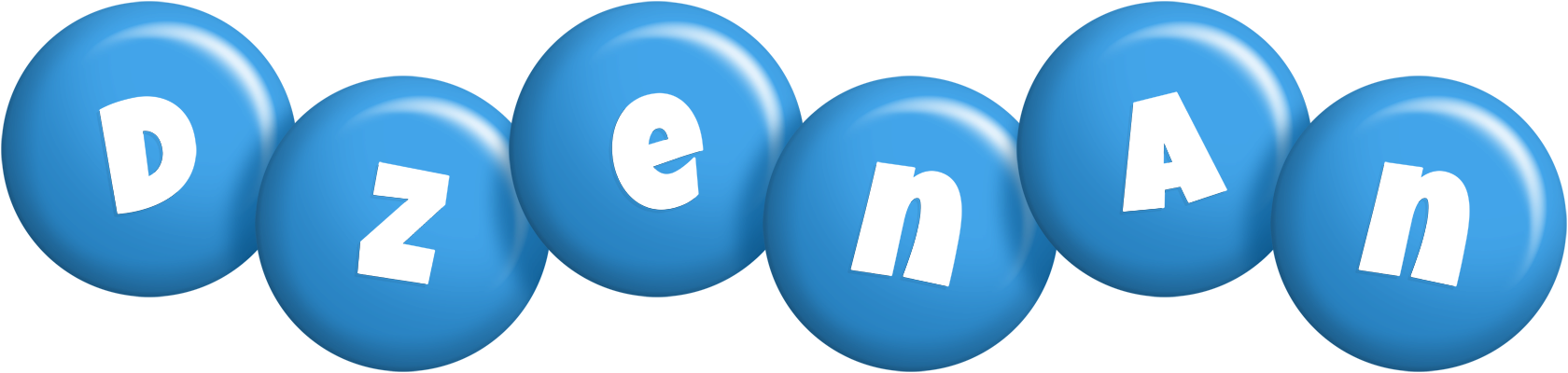 Dzenan candy-blue logo