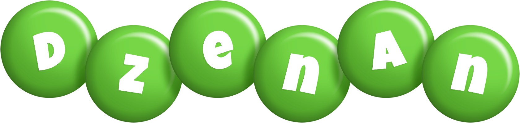 Dzenan candy-green logo