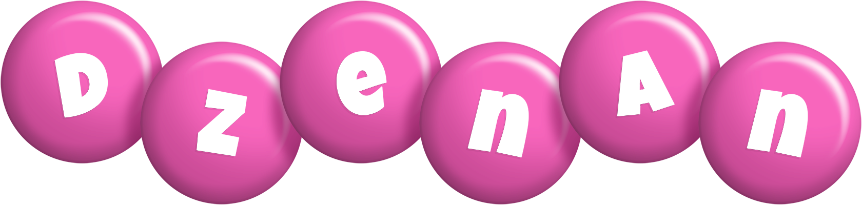 Dzenan candy-pink logo
