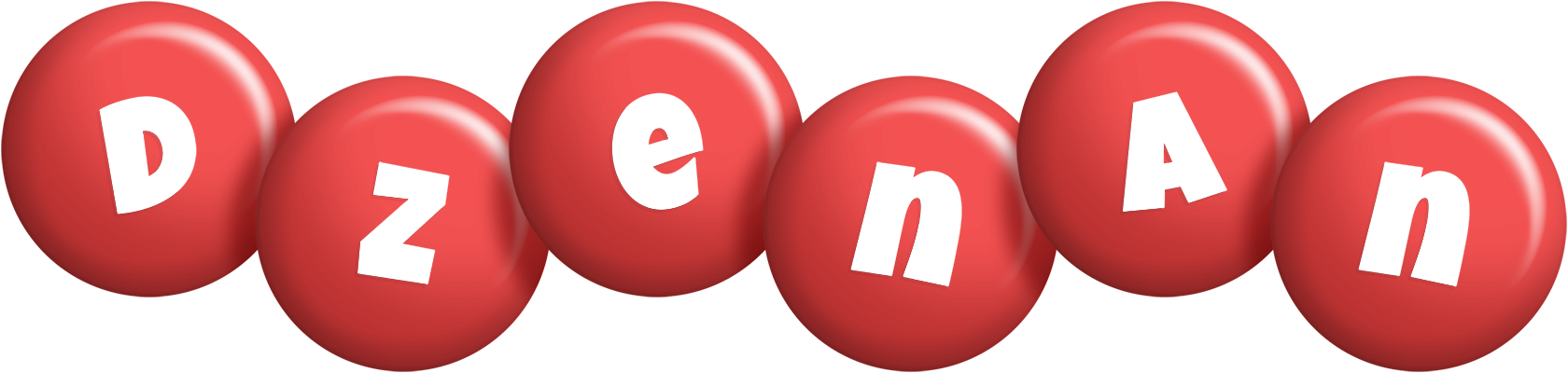 Dzenan candy-red logo