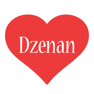 Dzenan love logo