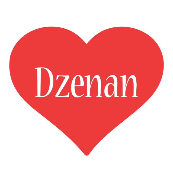 Dzenan love logo