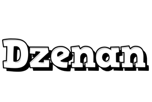 Dzenan snowing logo