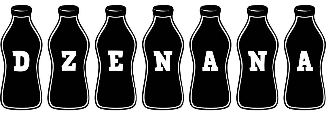 Dzenana bottle logo