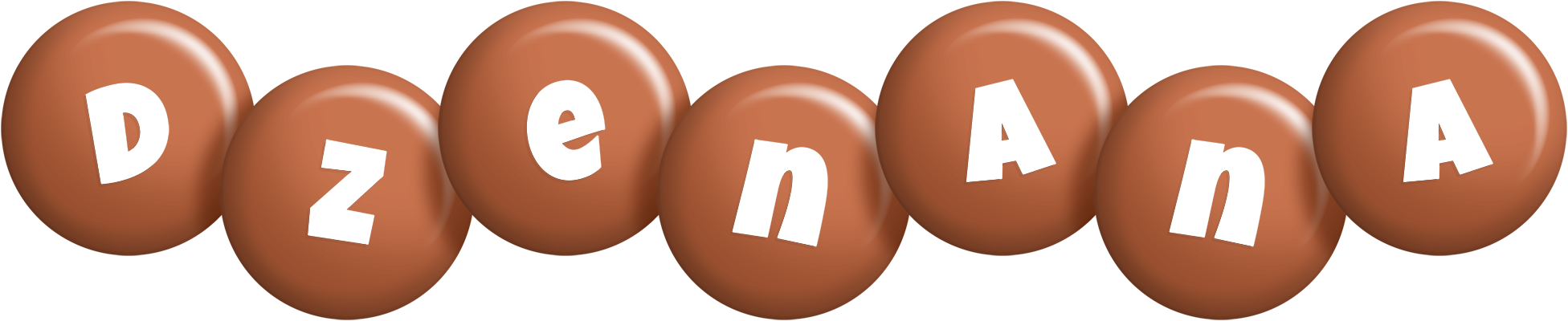 Dzenana candy-brown logo