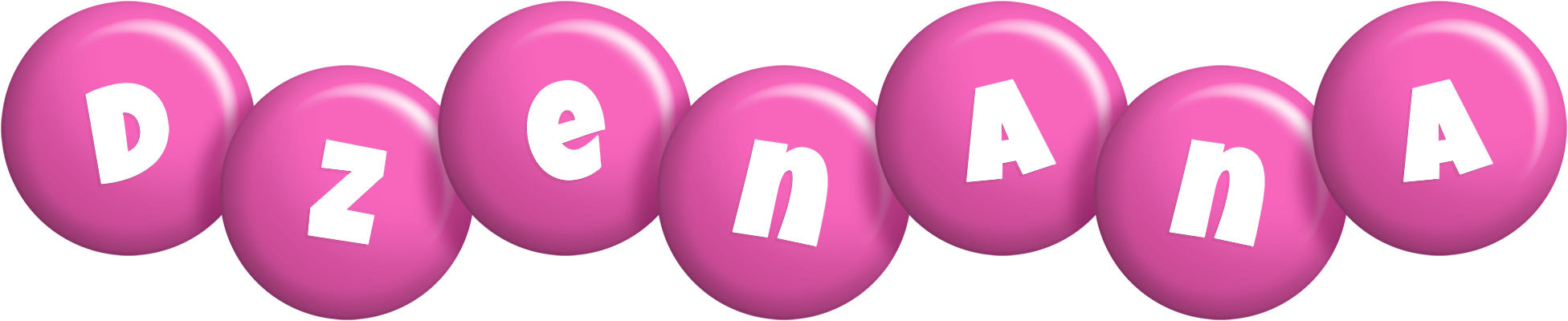 Dzenana candy-pink logo