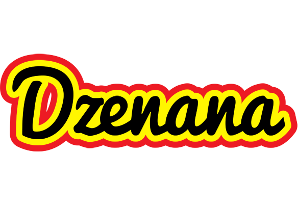Dzenana flaming logo