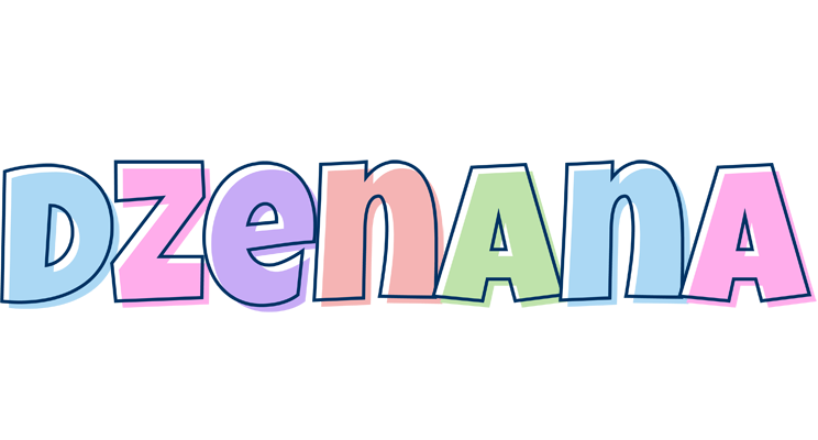 Dzenana pastel logo