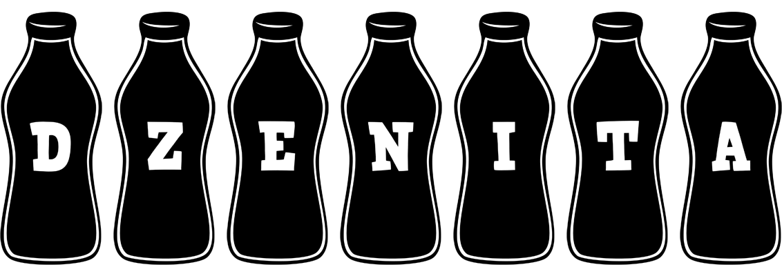 Dzenita bottle logo