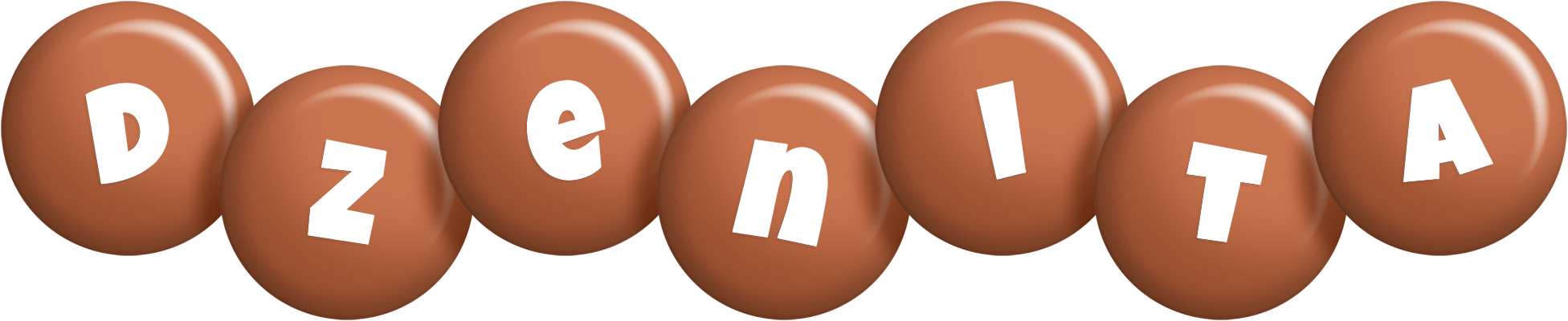 Dzenita candy-brown logo
