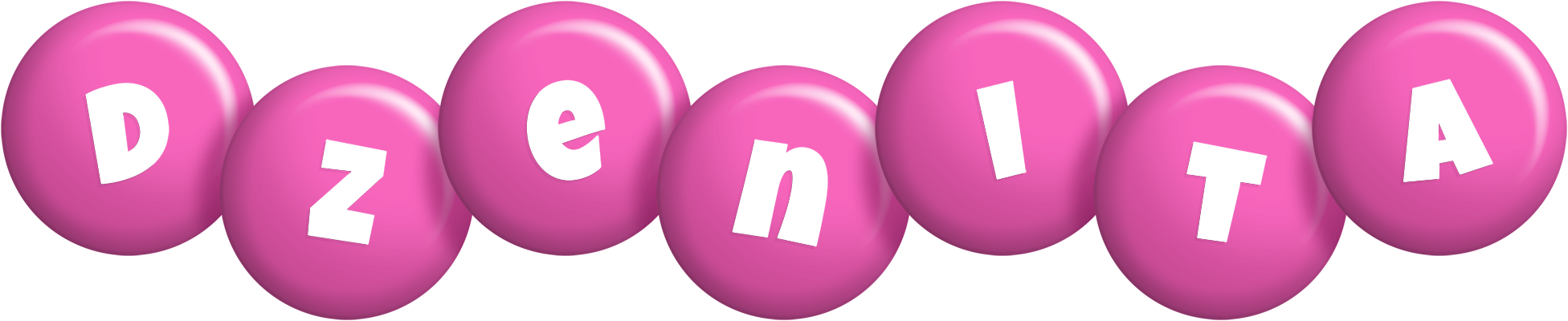 Dzenita candy-pink logo