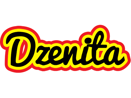 Dzenita flaming logo