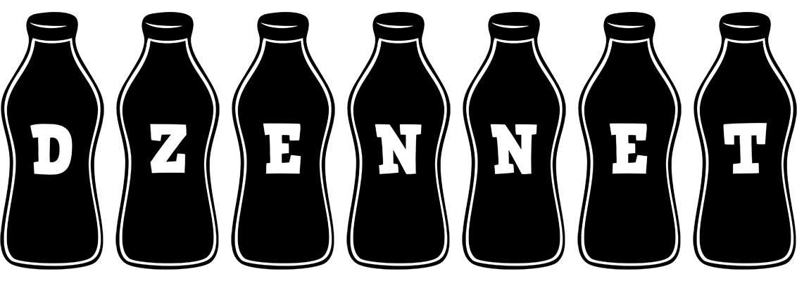 Dzennet bottle logo