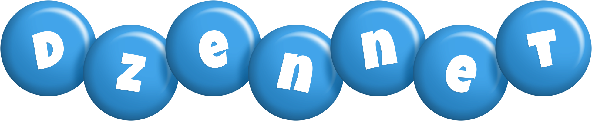 Dzennet candy-blue logo