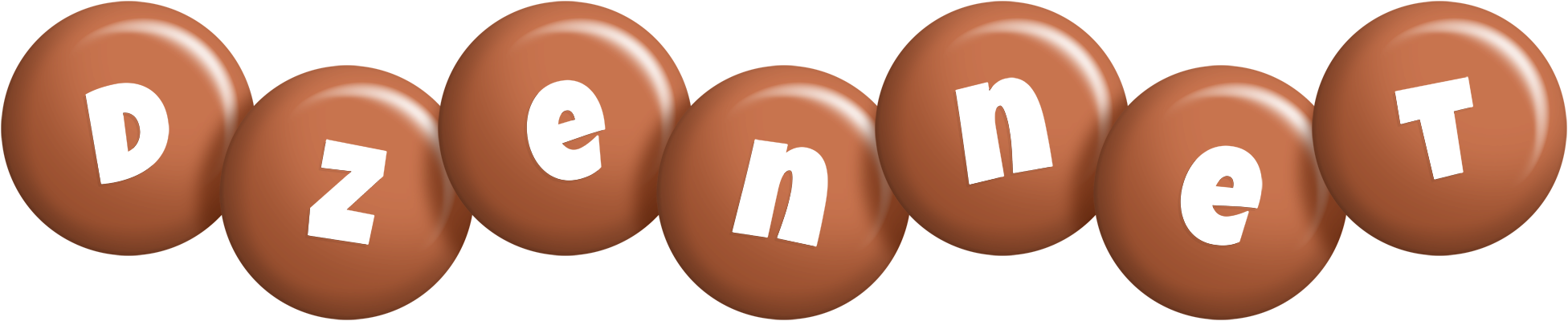 Dzennet candy-brown logo