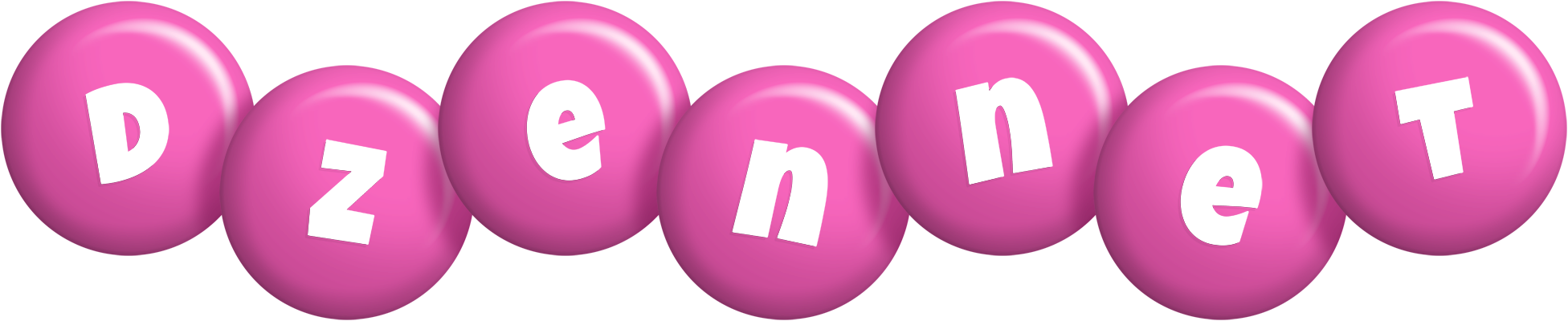 Dzennet candy-pink logo