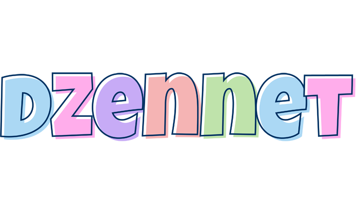 Dzennet pastel logo