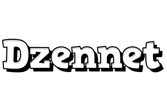 Dzennet snowing logo