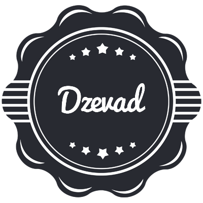 Dzevad badge logo