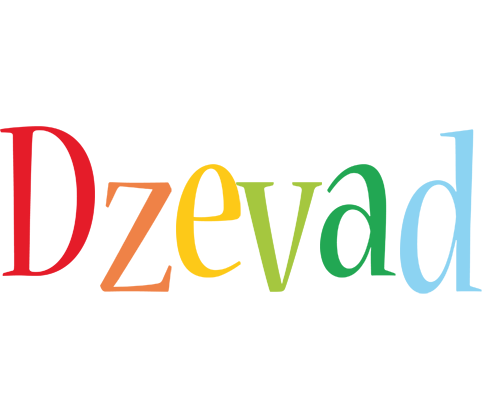 Dzevad birthday logo