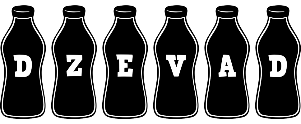Dzevad bottle logo