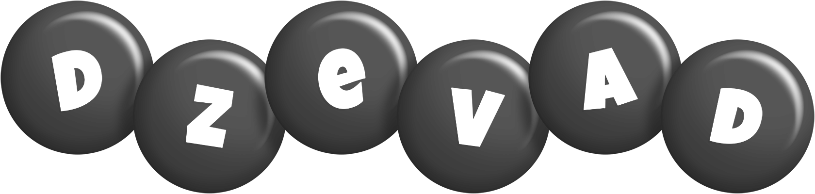 Dzevad candy-black logo