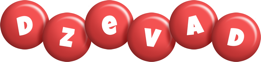 Dzevad candy-red logo