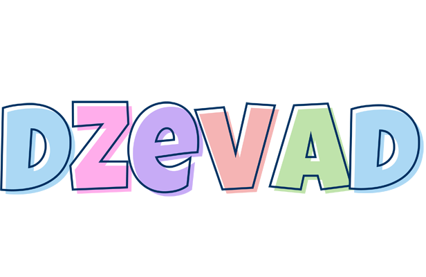 Dzevad pastel logo