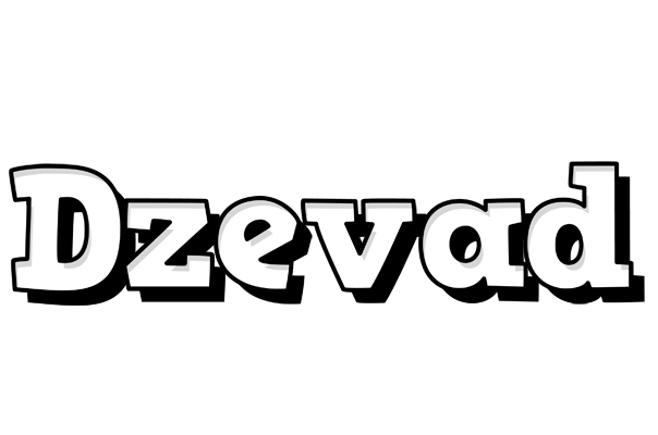 Dzevad snowing logo