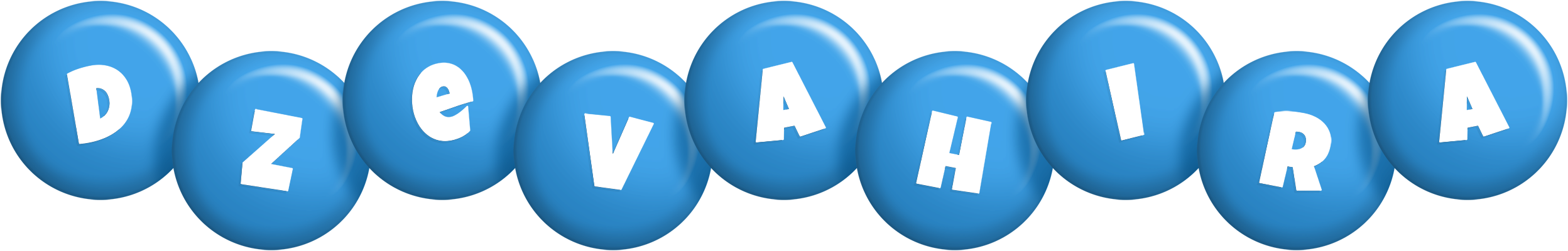 Dzevahira candy-blue logo