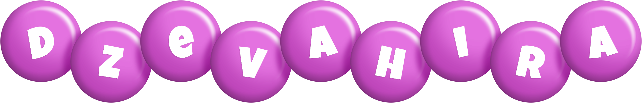 Dzevahira candy-purple logo