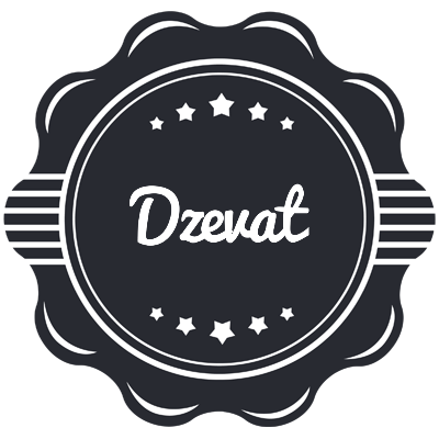Dzevat badge logo