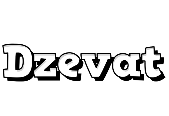 Dzevat snowing logo