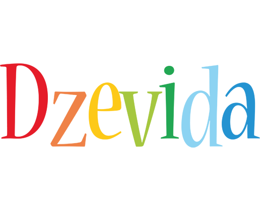 Dzevida birthday logo