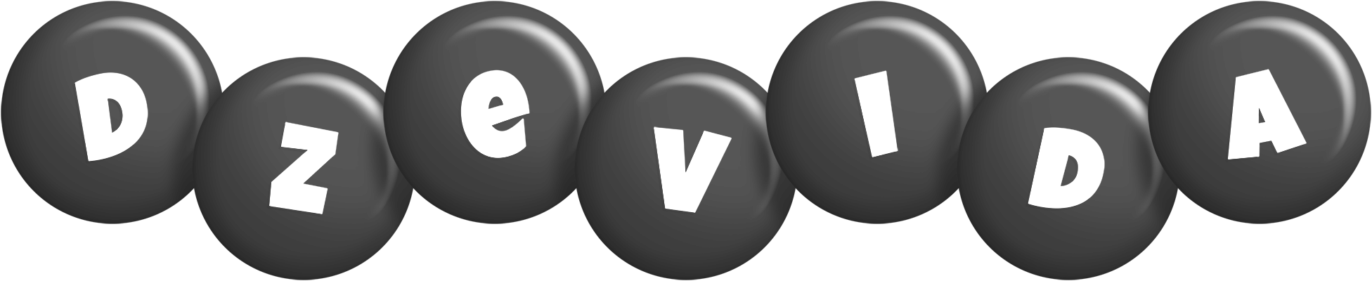 Dzevida candy-black logo
