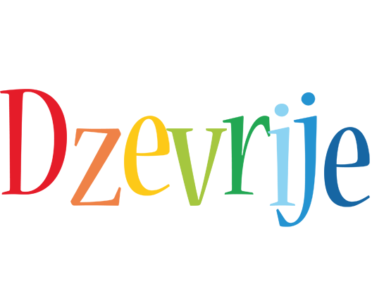 Dzevrije birthday logo