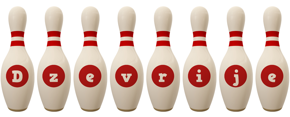 Dzevrije bowling-pin logo