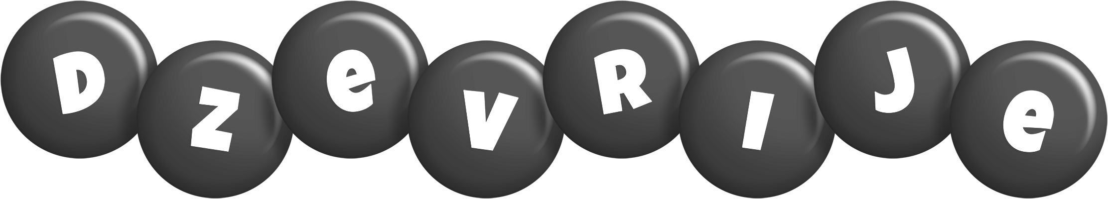 Dzevrije candy-black logo