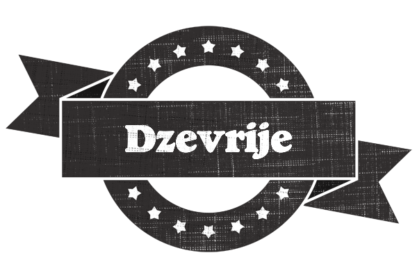 Dzevrije grunge logo