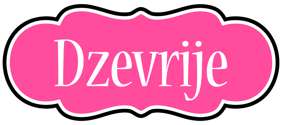 Dzevrije invitation logo