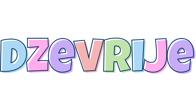 Dzevrije pastel logo